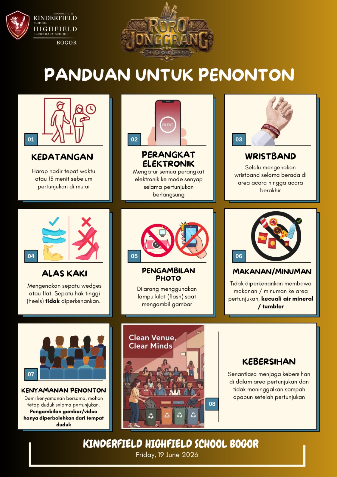 Tata Tertib Penonton Kinderfield